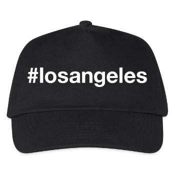 LOS ANGELES Hashtag - Kinder Basecap - Schwarz - Vorne