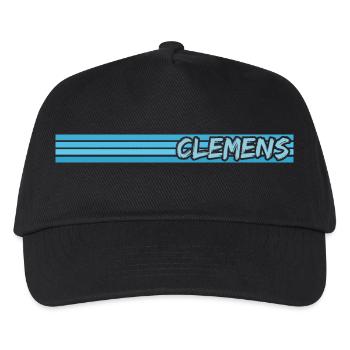 Clemens as Style - Kids’ Baseball Cap - black - Front