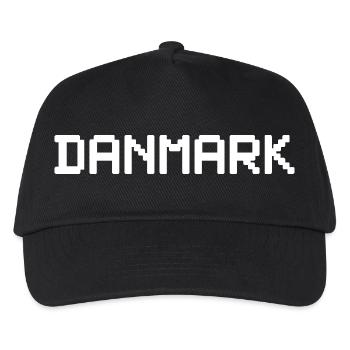 DANMARK Dänemark - Kinder Basecap - Schwarz - Vorne