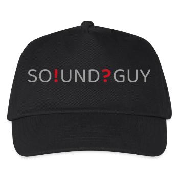 Soundguy - Kinder Basecap - Schwarz - Vorne