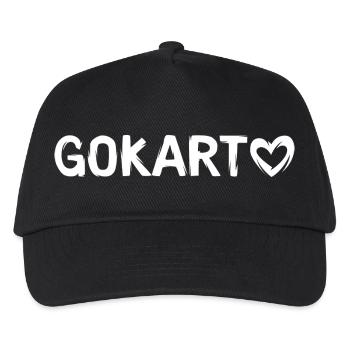 Gokart Love - Fans de course et pilotes - Casquette de baseball Enfant - noir - Devant