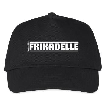„Genussmittel“ Serie | Frikadelle - Kinder Basecap - Schwarz - Vorne