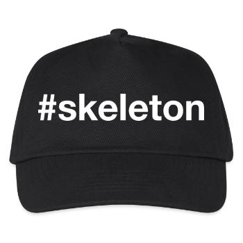 Skeleton Hashtag - Kids’ Baseball Cap - black - Front