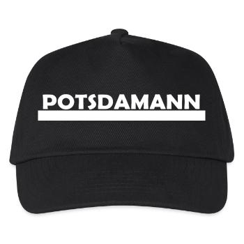 POTSDAMANN - Kinder Basecap - Schwarz - Vorne