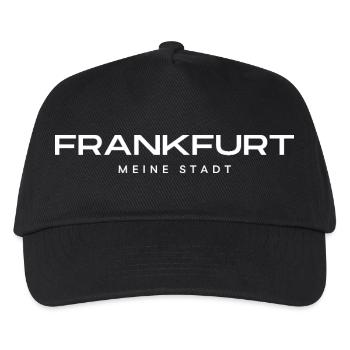 Frankfurt - Kinder Basecap - Schwarz - Vorne
