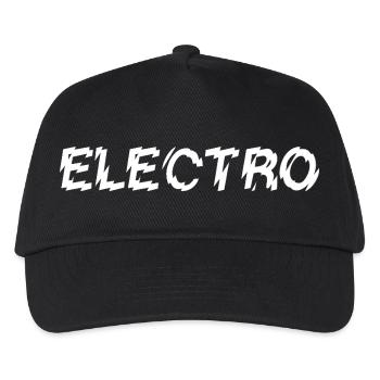 Conception de logo typographique de musique électro - Casquette de baseball Enfant - noir - Devant