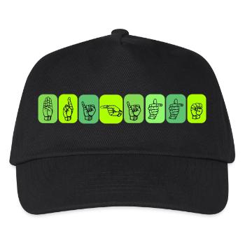 Brigitte (Nom) - DGS Streetwear - Casquette de baseball Enfant - noir - Devant