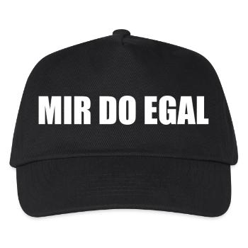Mir Do Egal - Kinder Basecap - Schwarz - Vorne