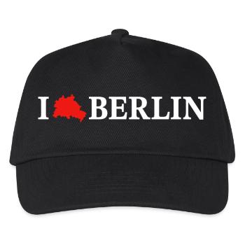 I love Berlin - Kinder Basecap - Schwarz - Vorne