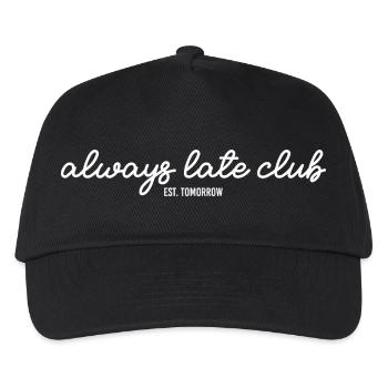 Always Late CLub - Kids’ Baseball Cap - black - Front