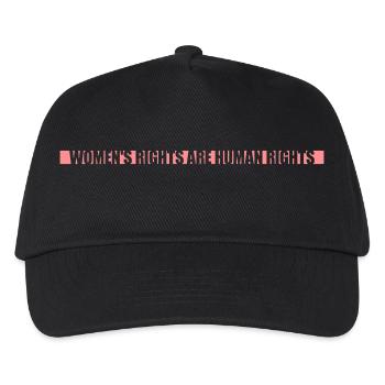 womens rights feminist quote - Kids’ Baseball Cap - black - Front