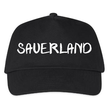 echt.SAUERLAND pur witt - Kinder Basecap - Schwarz - Vorne