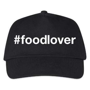 FOODLOVER Foodie Hashtag - Kids’ Baseball Cap - black - Front