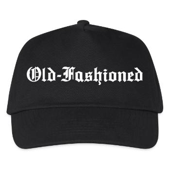 OLD-FAHIONED Old school - Kids’ Baseball Cap - black - Front
