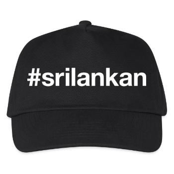 SRI LANKAN Sri Lanka Hashtag - Kids’ Baseball Cap - black - Front