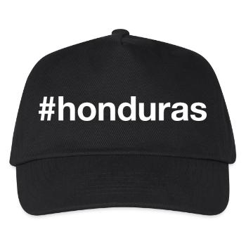 HONDURAS Hashtag - Kinder Basecap - Schwarz - Vorne