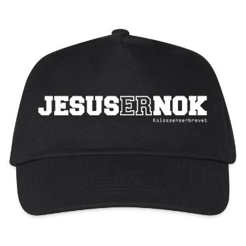 JESUS ER NOK Danish Bible Verse Verse - Kids’ Baseball Cap - black - Front