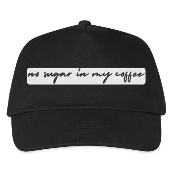 sans sucre - Casquette de baseball Enfant - noir - Devant