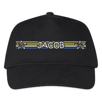 L’anniversaire de Jacob - Casquette de baseball Enfant - noir - Devant