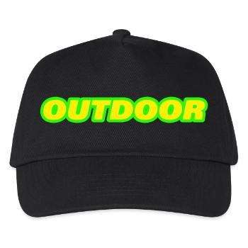 OUTDOOR - Kinder Basecap - Schwarz - Vorne