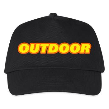 OUTDOOR - Kinder Basecap - Schwarz - Vorne