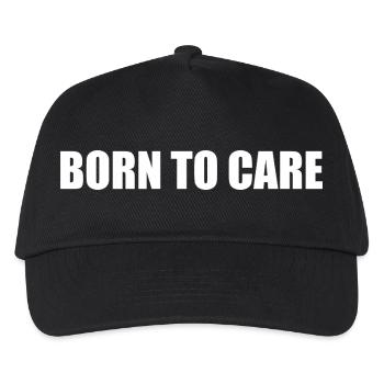 Born to Care - Kids’ Baseball Cap - black - Front