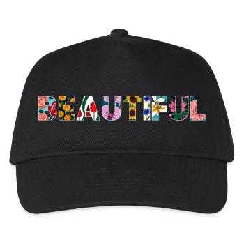 Épanouie - Casquette de baseball Enfant - noir - Devant