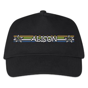 Naissance d’Alison - Casquette de baseball Enfant - noir - Devant