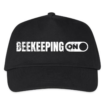 Imker sein - Kinder Basecap - Schwarz - Vorne