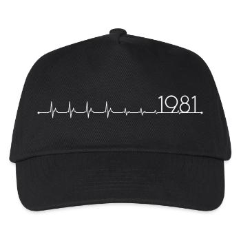 Battement de cœur 1981 - Casquette de baseball Enfant - noir - Devant
