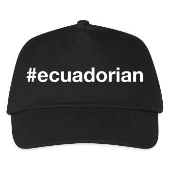 ECUADORIAN Ecuador Hashtag - Kids’ Baseball Cap - black - Front