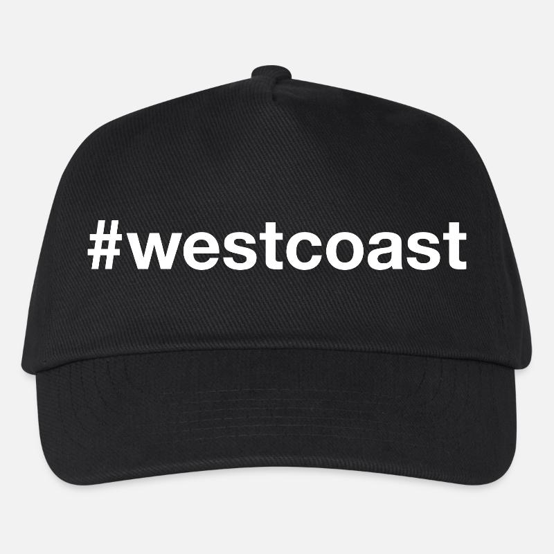 WEST COAST Hashtag - Kinder Basecap - Schwarz