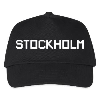 STOCKHOLM Sweden Schweden - Kinder Basecap - Schwarz - Vorne