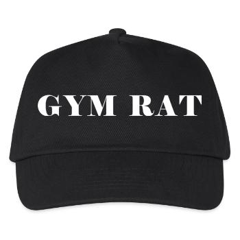 GYM RAT Lettering for Gym Lovers - Kids’ Baseball Cap - black - Front