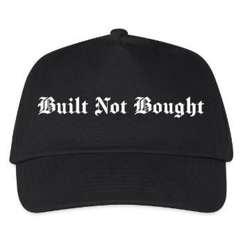 Built Not Bought - Kinder Basecap - Schwarz - Vorne