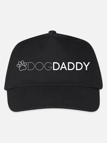 DogDaddy funny gift idea for dog lover - Kids’ Baseball Cap - black
