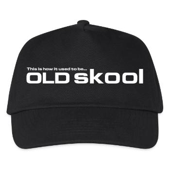 Old Skool Hardcore – So war es früher - Kinder Basecap - Schwarz - Vorne