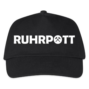 Ruhrpott - Dat hat wat mittn Herz zu tun - Zeche - Kinder Basecap - Schwarz - Vorne