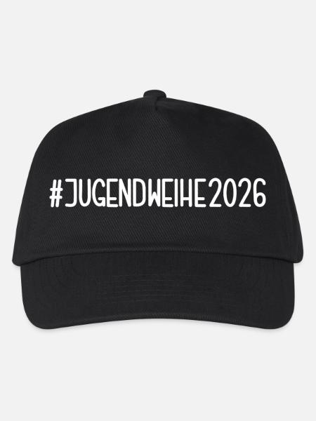 Jugendweihe 2026 Endlich Erwachsen Jugendfeier - Kinder Basecap - Schwarz
