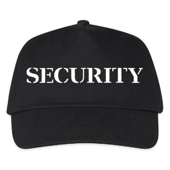 security - Kids’ Baseball Cap - black - Front