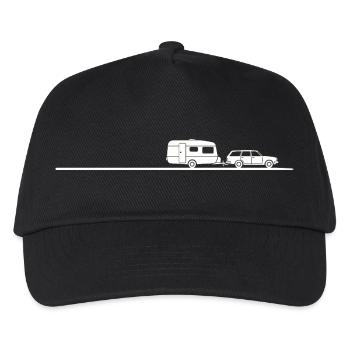 Caravan camping shirt for caravan fans - Kids’ Baseball Cap - black - Front