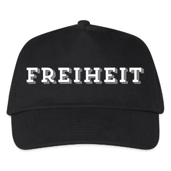 FREEDOM – Boundless and free - Kids’ Baseball Cap - black - Front