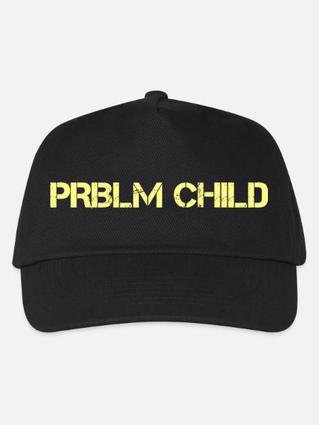 Problem child - Kinder Basecap - Schwarz
