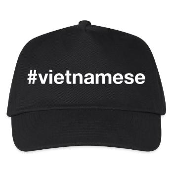 VIETNAMIEN Vietnam Hashtag - Casquette de baseball Enfant - noir - Devant