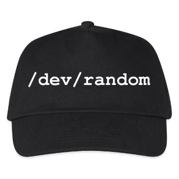 Linux random number generator - /dev/random - Kids’ Baseball Cap - black - Front