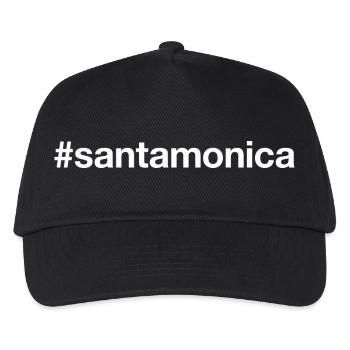 SANTA MONICA Hashtag - Kinder Basecap - Schwarz - Vorne