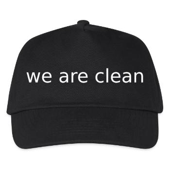 Nous sommes propres - Casquette de baseball Enfant - noir - Devant