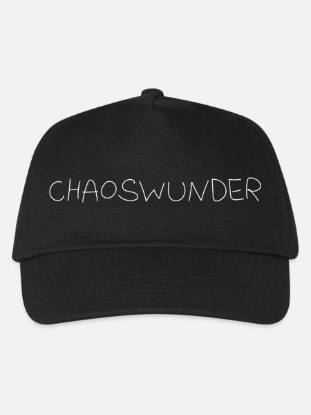 Chaoswunder - Kinder Basecap - Schwarz