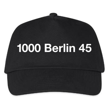 Berlin Steglitz - Kinder Basecap - Schwarz - Vorne