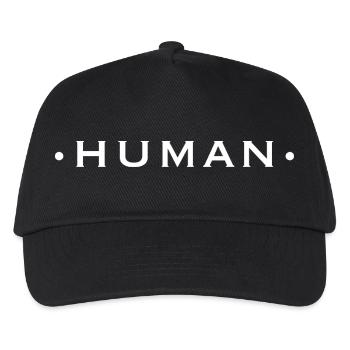 HUMAN – Statement für mehr Gleichberechtigung - Kinder Basecap - Schwarz - Vorne